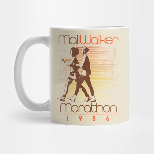 1986 Mall Walker Marathon Retro Walking Race by darklordpug